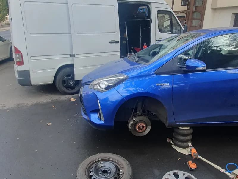 Working in a car park